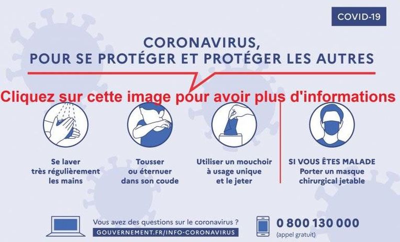ARCADE informe ses bénéficiaires sur ses mesures concernant le coronavirus : 12 Mars 2020
