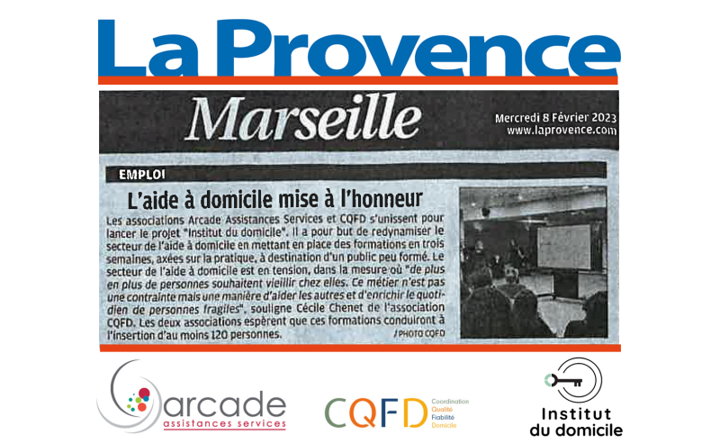 Article dans la Provence